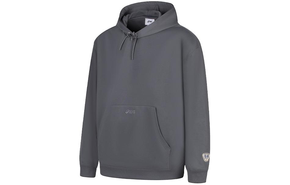 ASICS Sweatshirts Unisex Gray Hooded Moderate Regular 2203A240-020 L