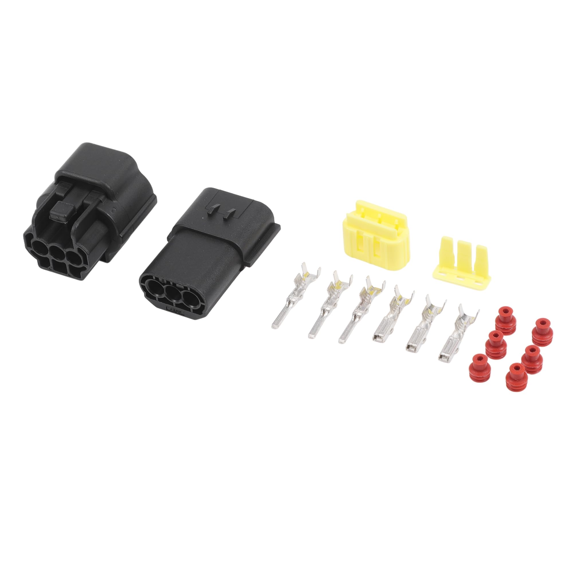 

INFINAUTO 1 Set 3 Pin Car Electrical Wire Connector Plug Kit 1.8mm Series Car жёлтый