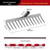 Manganese Steel Five-Tooth Weeding & Planting Rake - Multifunctional Soil Loosening Tool