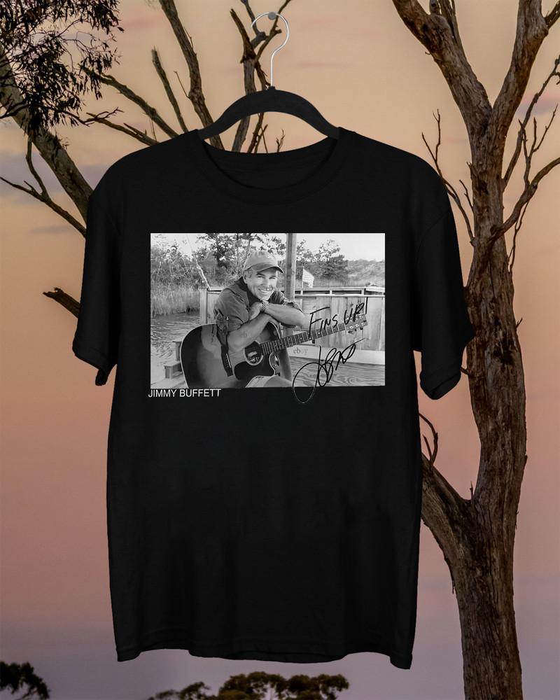 Jimmy Buffett Singer Cotton Black T Shirt S M L 2345XL Unisex T-Shirt M