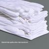 Thickened White Cotton Work Gloves, 12 Pairs