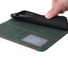 For Xiaomi Redmi Note 13 4G Leather Case Three-color Splicing Phone Cover