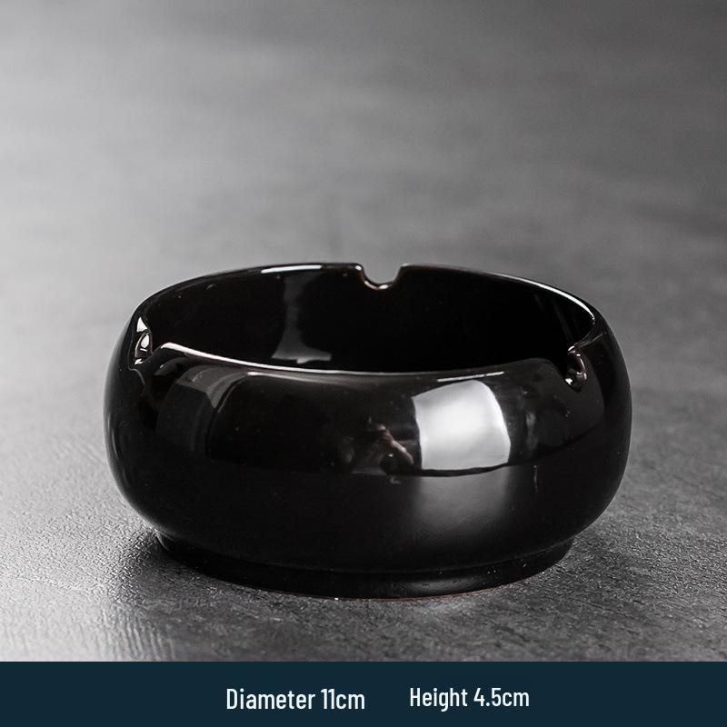 Large Vintage Ceramic Ashtray: Luxury Retro Decor for Home or Office