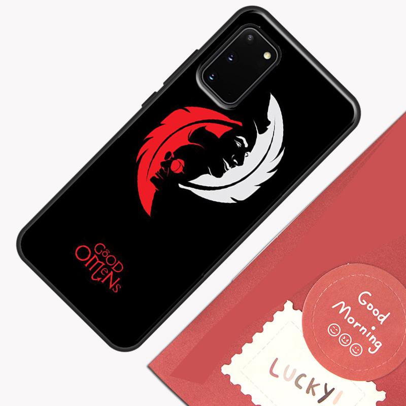 Good Omens Phone Case For Samsung Galaxy S26 S25 S24 S20 S21 S22 S23 Ultra S10 Plus S25 FE Cover Shell