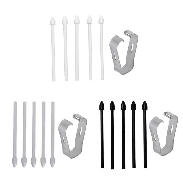 5PCS Replacement Pen Tip Including Storage Clip Ergonomic For Tablets S6 T860 Enhances Tablets Compatibility