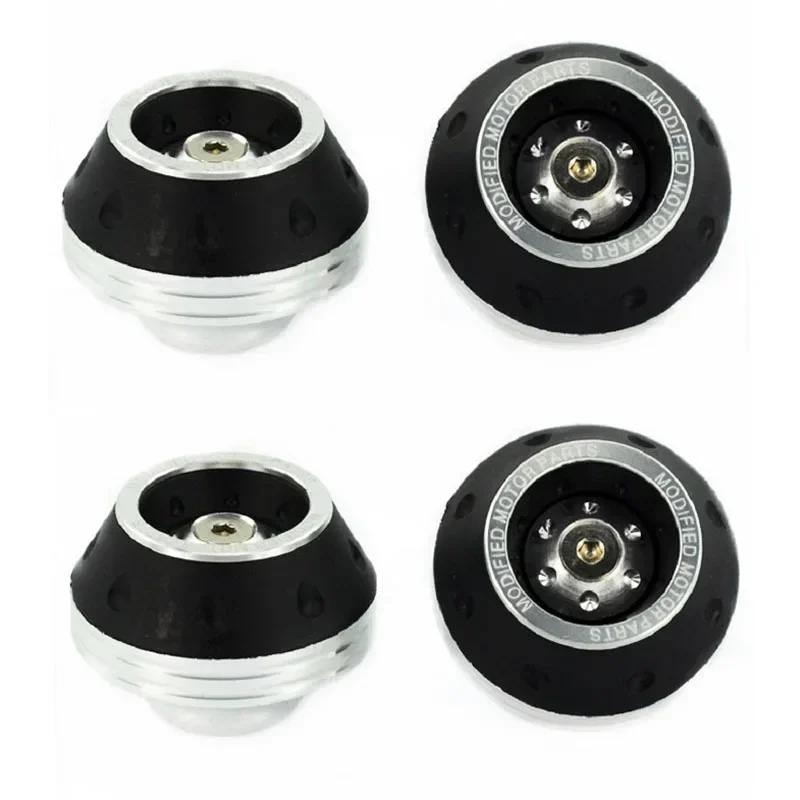 2/4Pcs Motorcycle Front Fork Cups Aluminum Alloy Shock Absorber Cup Moto Universal Crash Protector Wheel Protection Pads