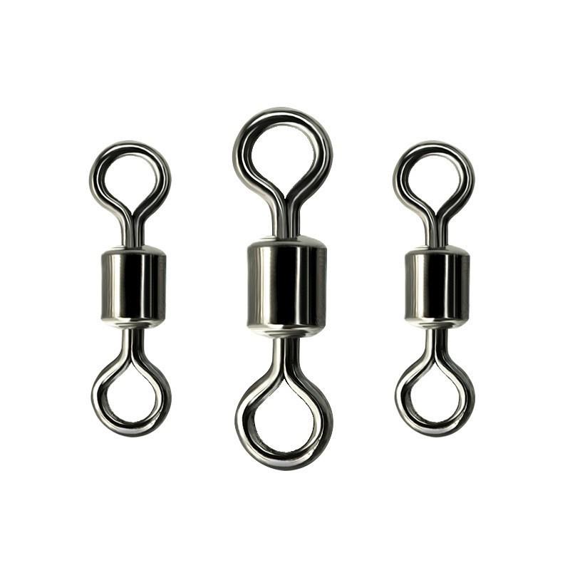 American Swivel Stainless Steel Figure-8 Ring Connector for Sea Fishing Competitions