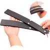 Faux Leather Paddle Rivet Fixation Auditory Stimulation Toy 11 Inches Role Play Cosplay Accessories for Couples