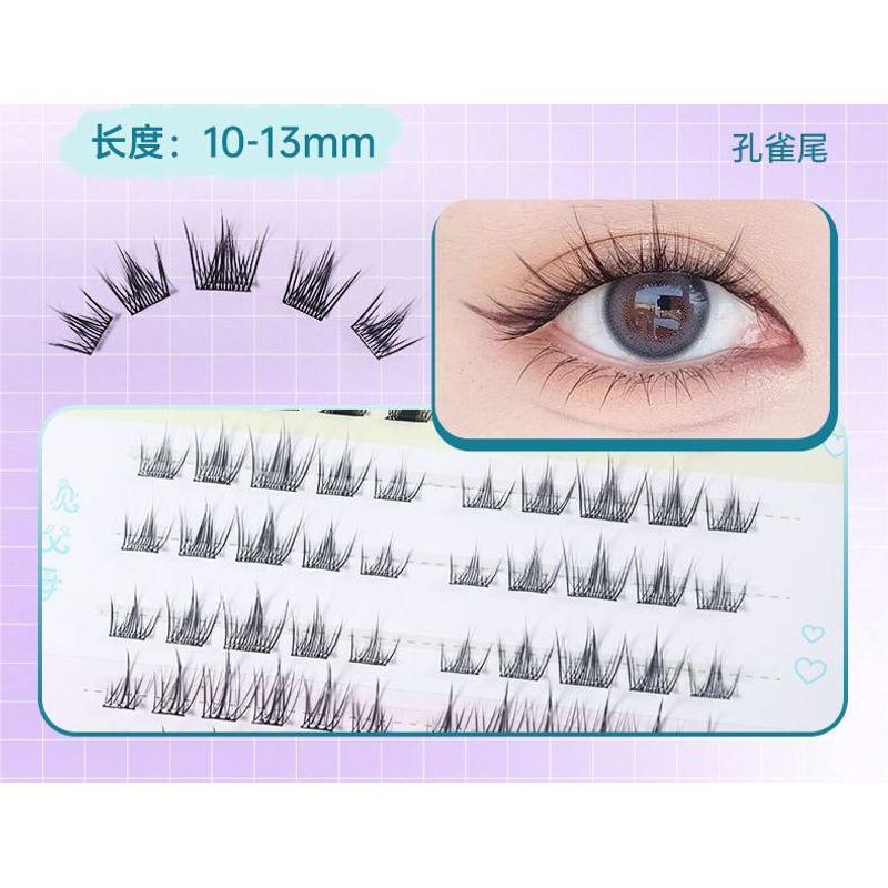 LuxeFlutter - Glue-free False Eyelashes Clusters Multipack