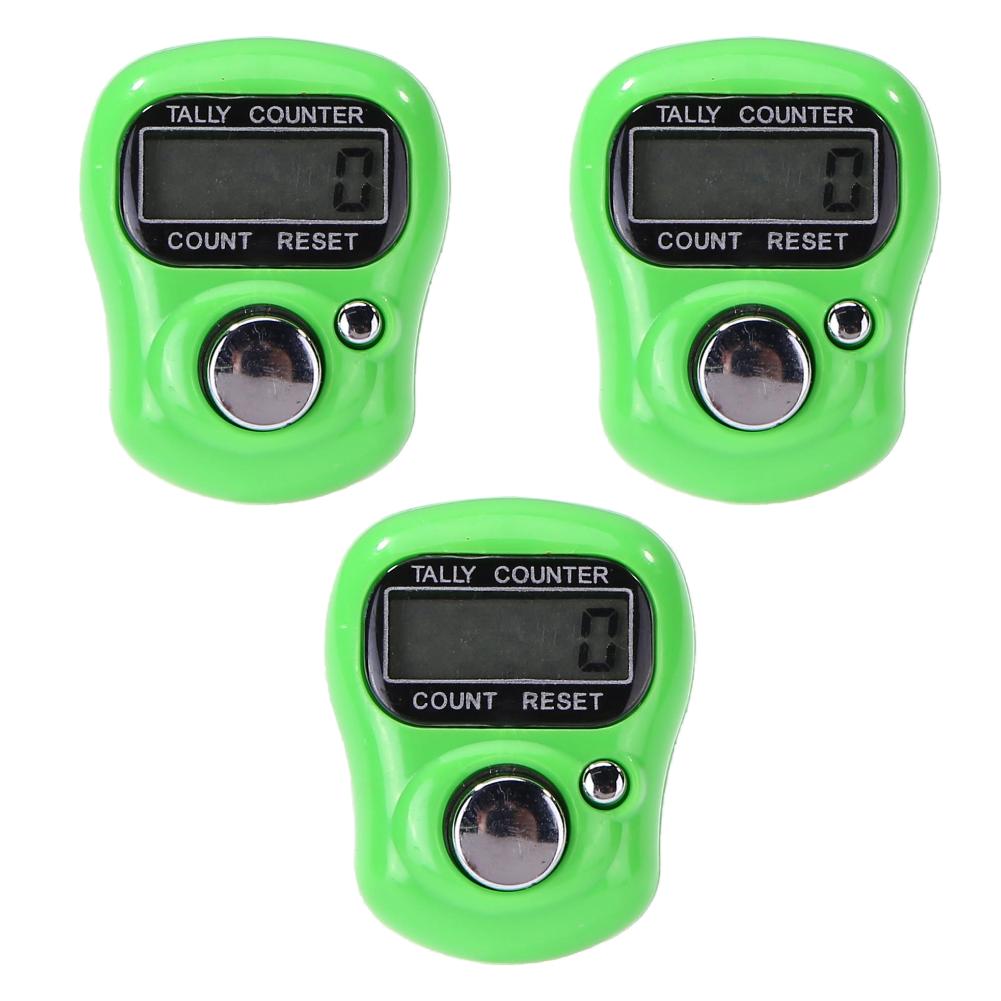 20-1 szt. Licznik palcowy Klik Mini Marker ściegów Rząd Robótki na drutach Liczniki elektroniczne Cyfrowy licznik kliker LED Narzędzie