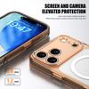 KEYSION Shockproof Transparent Case for MagSafe for iPhone 17 Pro Max Clear TPU+PC Magnetic Wireless Charging Phone Back Cover