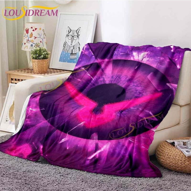 Classic Anime Blanket Code Geass Flannel Throw Blanket Lelouch Chair Sofa Lazy Blankets Cartoon Blankets for Home Bedroom Travel