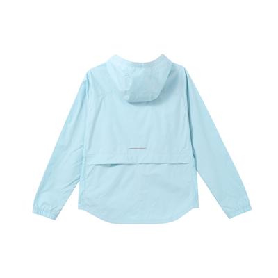 Essential Women's Sports Training Windproof Woven Hooded Jacket Blue DX0319-442