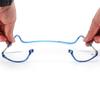 Fashion Folding Half-frame Magnetic Reading Glasses Men and Women Hanging Neck Magnetic Far-sighted Glasses Metal Reading Glasses +1 + 3