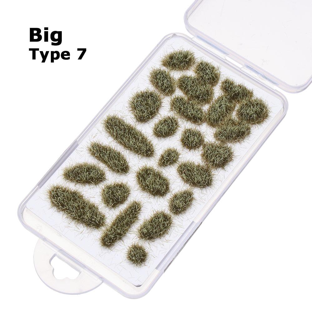 Modeling Materials Artificial Flower Cluster Sand Table Layout Simulation Wargame Scenery Irregular Grass Tufts