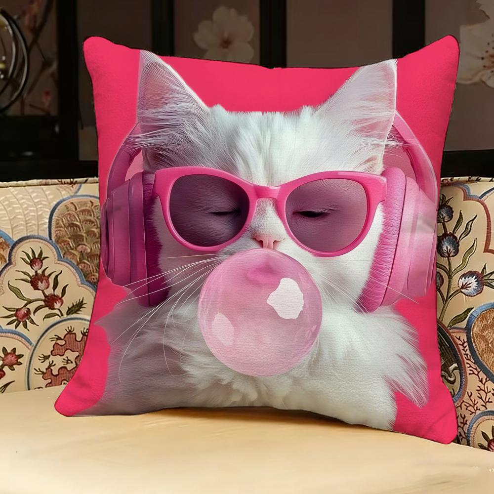Animals That Blow Bubbles Pillow Case Pillowcase Doublesided Printed Sofa Cushion Bedroom Headboard Pillow