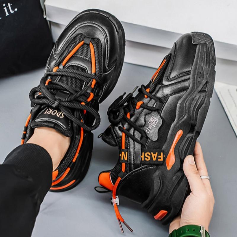 Spring Trend Mens Platform Sneakers Brand Hot Sale Man Breathable Running Shoes Tenis Luxury Trainer Race Shoes Fashion Men Shoe