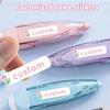 108Pcs Custom Tulip Name Label Stickers Waterproof Personalized Labels For Bottles Notebooks Pens  Stationery
