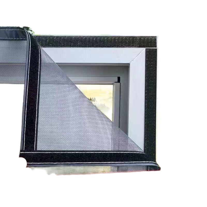 Self-Adhesive Mosquito Net & Soundproof Screen with Magic Tape Installation