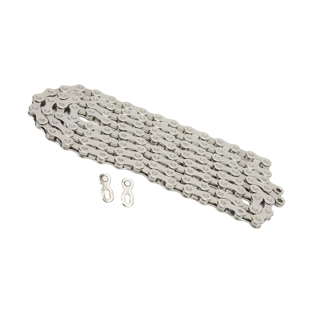 Bike Chain Silvery High Carbon Steel 11 Speed Mountain Road Bicycle Chain for VG SPORTS