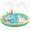 Splash Pad for Dogs, Non-Slip Splash Pad for Pets Summer Outdoor Water Toys, Sprinkler Pool for Dogs Outdoor Play