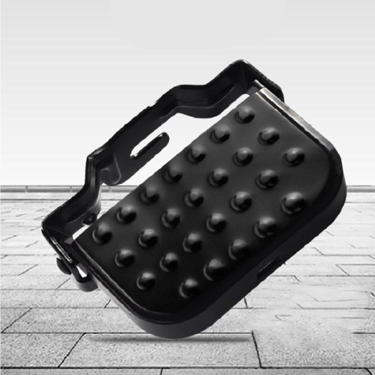 2Pcs Bike Rear Pedals Steel Folding Bike Pegs Non-slip Bicycles Footrests Pedals