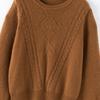 Women's Cashmere Sweater Qinghe Cashmere 30% Cashmere 70% Wool Autumn and Winter Cashmere Pullover Soft and Warm