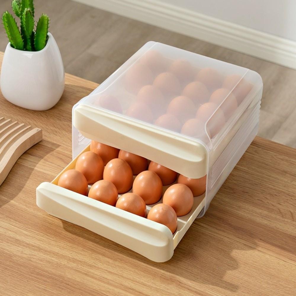 Schubladentyp Eier-Frischhaltebox Transparente Kühlschrank-Aufbewahrungsbox Frischhaltung