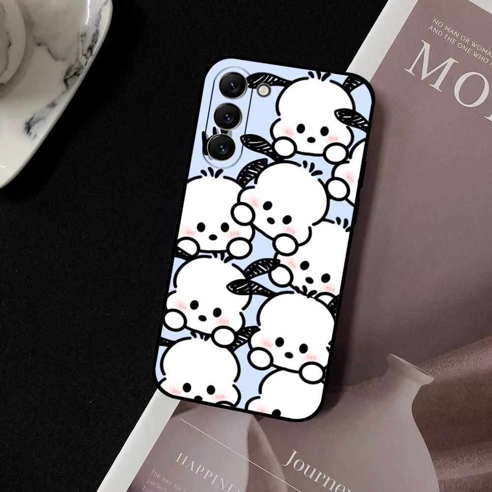 Cute Cartoon P-Pochacco Dog Phone Case For Samsung Galaxy S21 S22 S23 S24ULTRA S25ULTRA FE Ultra Plus5G A52S S26 Soft Cover