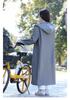 Disposable raincoat adult EVA thickened one-piece matte long men's and women's portable poncho