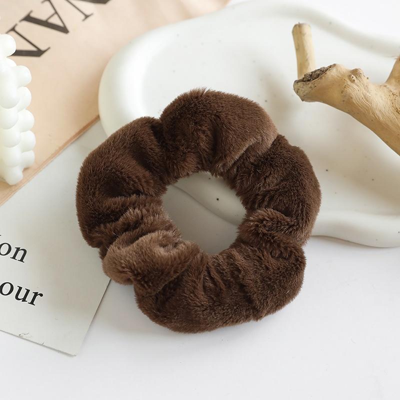 New Plush Large Scrunchies Rubber Bands Women Fashion Cute Hair Bands Headdress Korean Girl Hair Accessories Headwear
