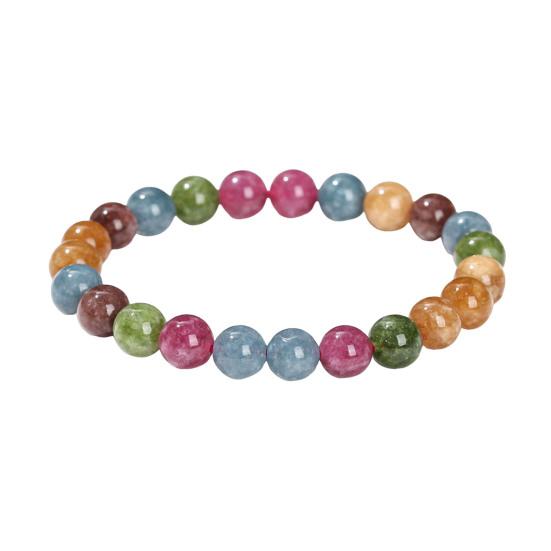 Unisex Bracelet Adjustable Length Teens Adults Bracelet Round Beads Elastic