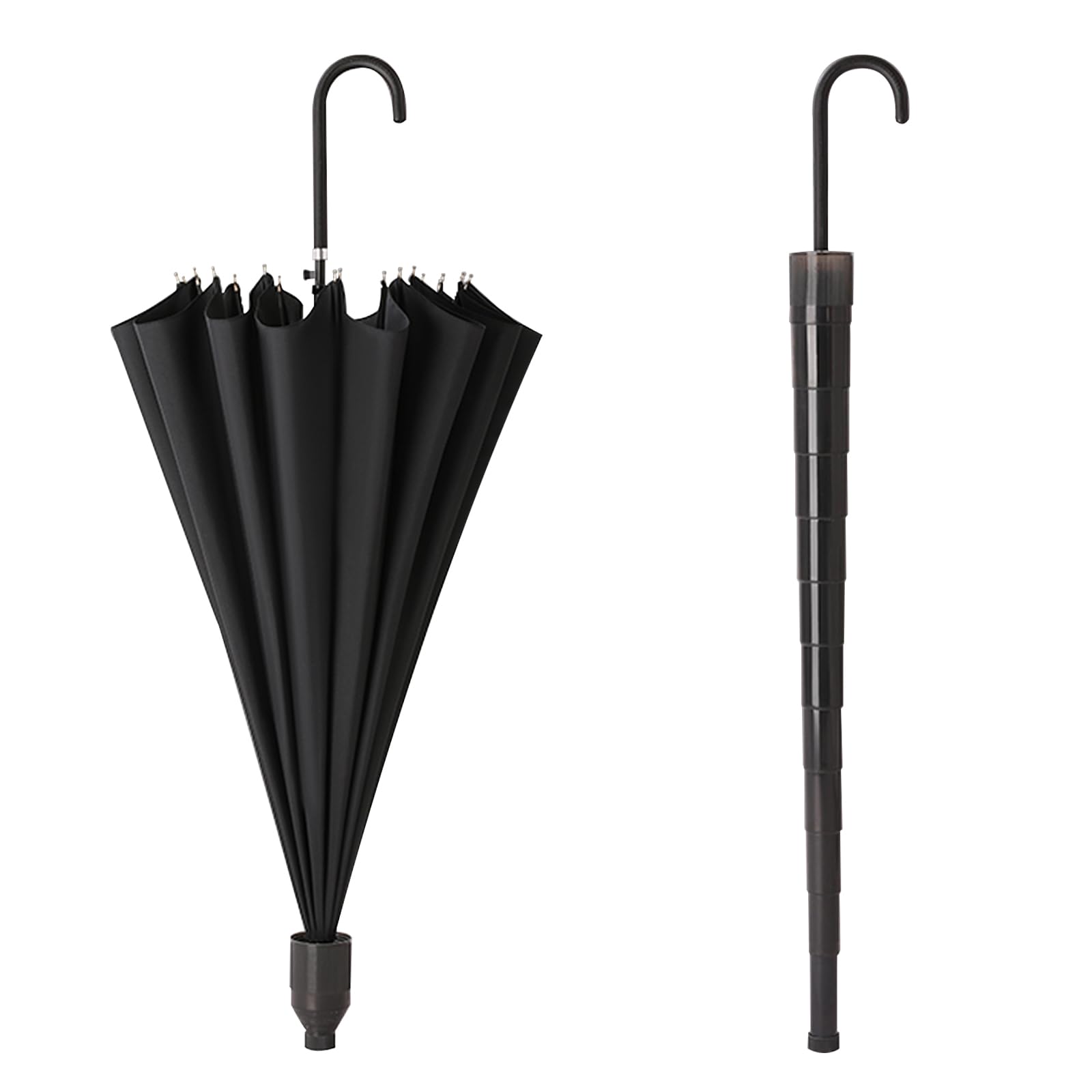 

Зонт VERILADY с водоотталкивающим покрытием для прыжков в длину. Подходит как для солнечной, так и для дождливой погоды. Один суперводный 16 поставляется с зонтом-слайдом. Подходит для тяжелых условий. чёрный