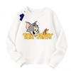 2026 Kids Sweatshirt 4 To14 Y Tom Tom Jerry Crewneck Sweatshirt Cartoon Children Hoodie Boys Girls Teen Spring Autumn Style