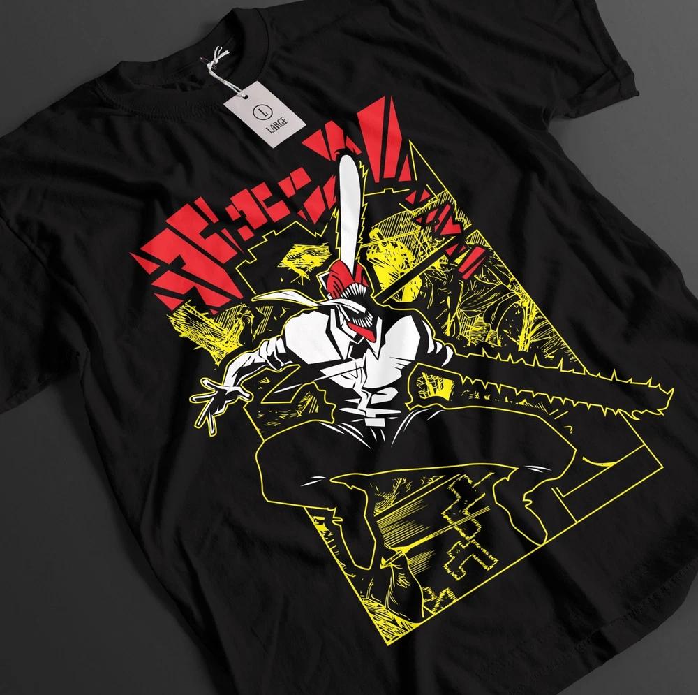 Chainsaw Unisex Shirt Denji TShirt Makima Tshirt Aki Asa Anime Power Unisex Tee S