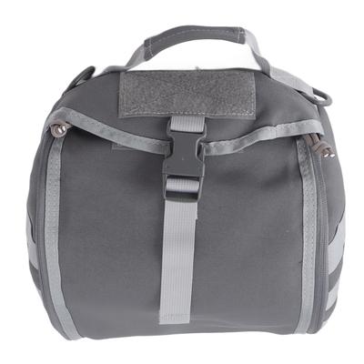 Borsa Impermeabile per Casco da Esterno in Nylon per Moto Bici Bicicletta per Campeggio Escursionismo Grigia