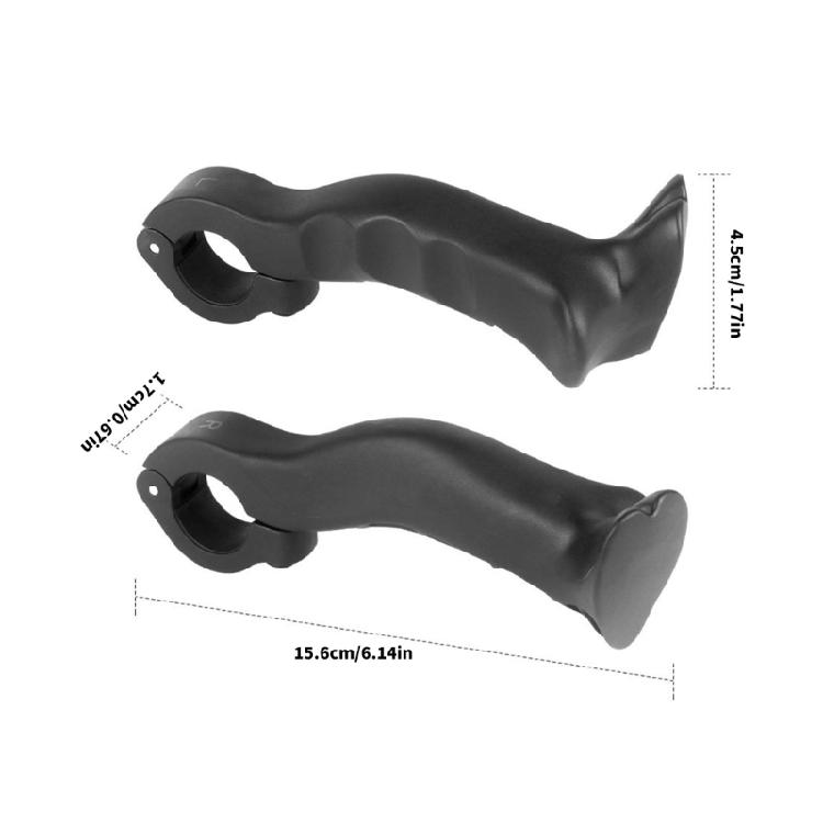 Mountain Bike Deputy Handle Replacement Horn Shape Adjustable Handlebar End Bicycles Extension Handlebar Enduring
