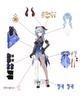 Ganyu Cosplay Lantern Festival Genshin Adult Cultural Festival Event Stage Outfit Wig Size [Excellent Product] Wig, Costume, Impact, Costume, Costume,