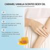 Caramel Vanilla Body Oil Moisturizing Soft Shiny Body Skin Massage Oil 100ml