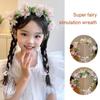 Women's Garland Flower Hairband Durable Photography Flower Design Hairband for Women Party Hairstyle Making