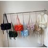 Casual Bow Design Nyl Shoulder Bags for Women Commute Lightweight Large Capacity Ladies Tote Candy Color Female Handbags
