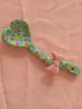 Deulkkot Ceramic Green Dot Heart Spoon