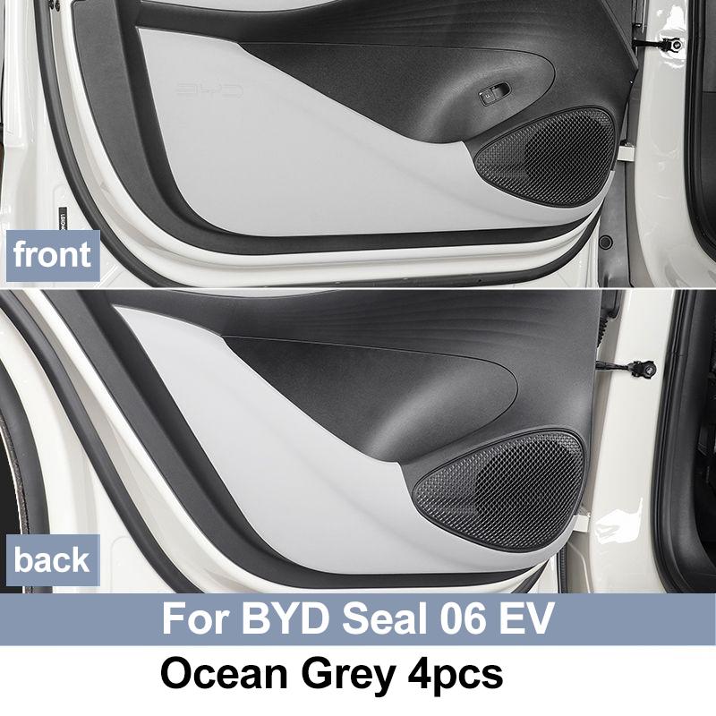 Car Door Leather Anti Kick Pad For BYD Seal 06 EV 2025 2026 Dustproof Protector Edge Film Stickers Side Auto Interior Accessorie