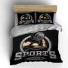 Fitness Gym Logo Decor Set Soft Skin-Friendly Bedding Set Includes 1 Duvet Cover And 2 Pillowcase, Gift