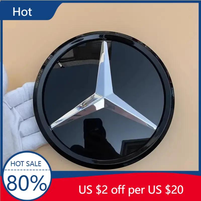 DJR5 Hot 2025 Grill Badge Flat Mirror Front Emblem For Mercedes-Benz A Class W176 A180 A200 A260 2013 2014 2015 2016 2017 2018 W176 E