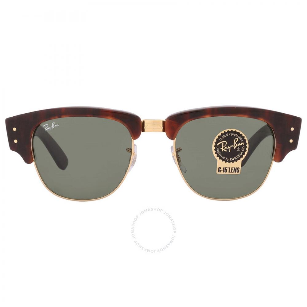 

Ray Ban MEGA CLUBMASTER Green Square Unisex Sunglasses RB0316S 990 31 53