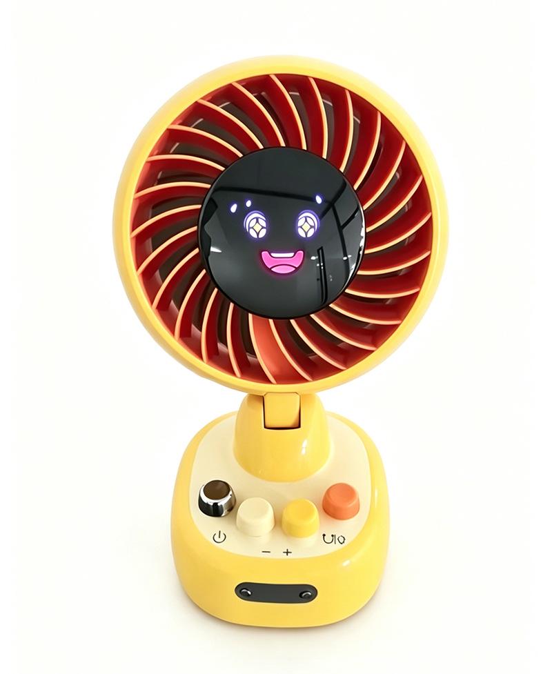 Ultra-Quiet AI Smart Desktop Circulation Fan 155*123*235 жёлтый