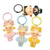 Large Bow Bubble Skirt Girl Resin Keychain Pendant Gift