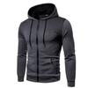Vår och Höst Enfärgad Prickig Herr Träningsdräkter Herrkläder Herrset Hoodie Set Dragkedja Sweatshirt Casual Sport Man Svettdräkt Set Löpning