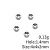 New Year's Day Jewelry Findings Small Torus Spacer Beads Accessories Parts Backpack Accessories